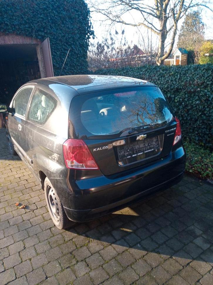 Auto Chevrolet kalos 1,2 benzine, Auto's, Chevrolet, Particulier, Kalos, Benzine, Euro 3, Stadsauto, 3 deurs, Handgeschakeld, Zwart