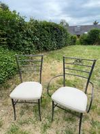 6 chaises en fer forgé, Enlèvement, Utilisé, Cinq, Six Chaises ou plus