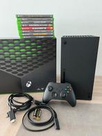 Xbox Series X + games + garantie, Consoles de jeu & Jeux vidéo, Consoles de jeu | Xbox Series X & S, Comme neuf, Xbox Series X