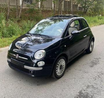 Fiat 500 • 2012 • 1.2Benzine • 77.000KM • OPEN DAK • AIRCO beschikbaar voor biedingen