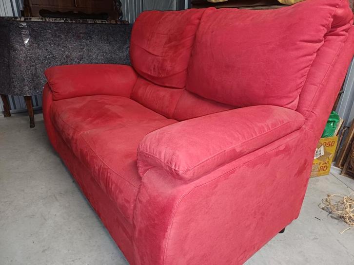 canapé 2 places, Maison & Meubles, Canapés | Salons, Utilisé, Banc droit, Deux personnes, Moins de 150 cm, 75 à 100 cm, Enlèvement