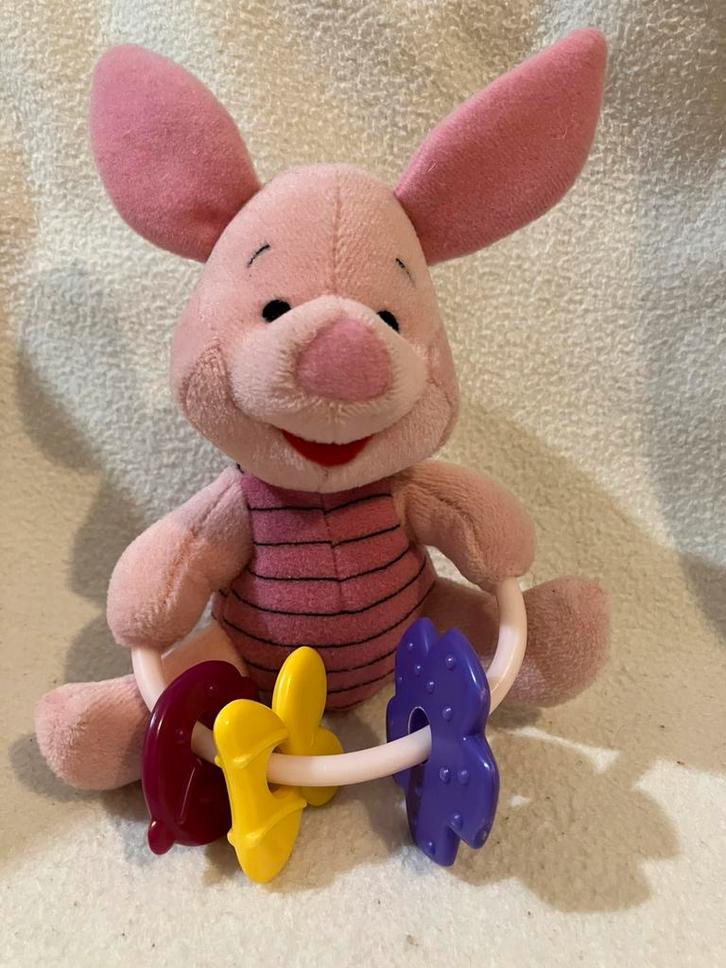 Disney Knorretje Winnie the Pooh Roos varken, Verzamelen, Disney, Zo goed als nieuw, Knuffel, Winnie de Poeh of vrienden, Ophalen of Verzenden