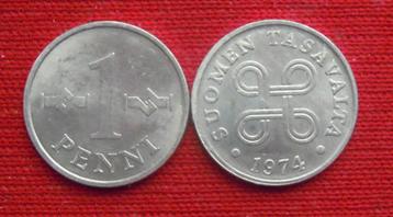 10 x 1 penny 1974  beschikbaar voor biedingen