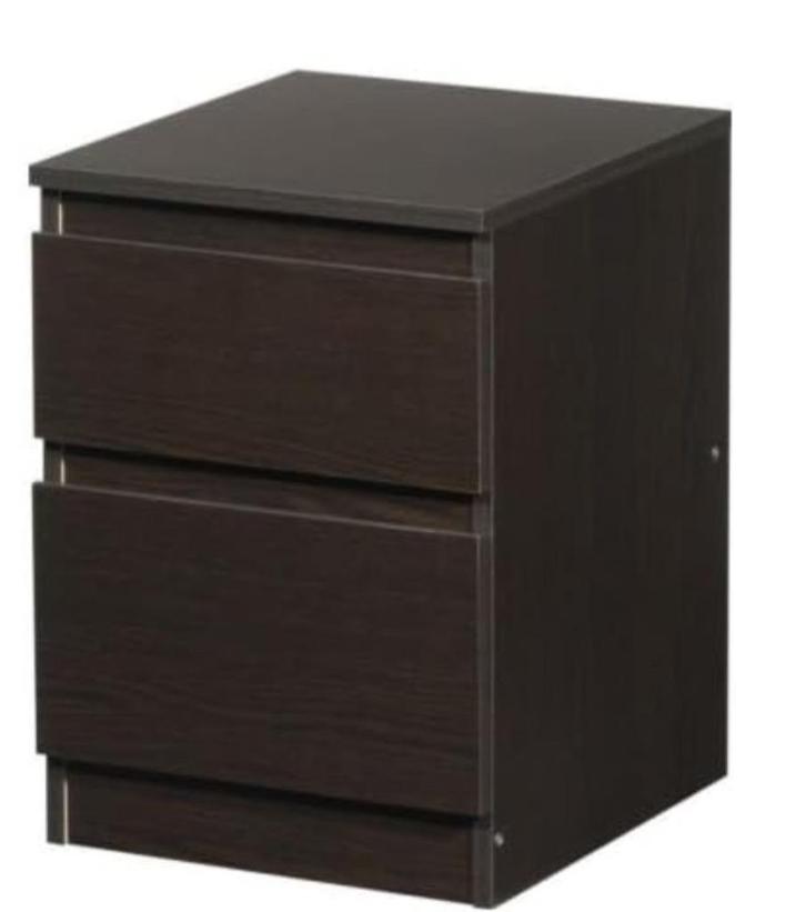 nachtkastje Kullen  Ikea - nieuw - zwart, Huis en Inrichting, Slaapkamer | Nachtkastjes, Nieuw, Minder dan 55 cm, Minder dan 45 cm