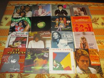 44 prima Vinyl Singles van de jaren 70-80, Ophalen of Verzenden, Zo goed als nieuw, Pop, Single