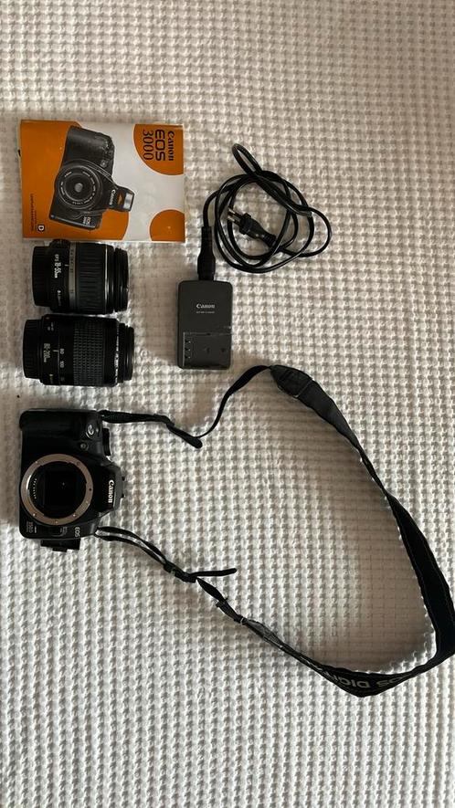 Canon EOS 350D + 2 lenzen en tas, Audio, Tv en Foto, Fotocamera's Digitaal, Gebruikt, Spiegelreflex, Canon, Ophalen