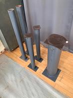 Stalen ronde tafelpoten - zeer stevig, Huis en Inrichting, Tafelonderdelen, Ophalen, Tafelpoot, Gebruikt, 50 tot 100 cm