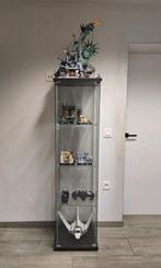 Glazenvitrinekast: ideaal voor LEGO, modelbouw-collectibles, 25 à 50 cm, Comme neuf, Verre, Enlèvement