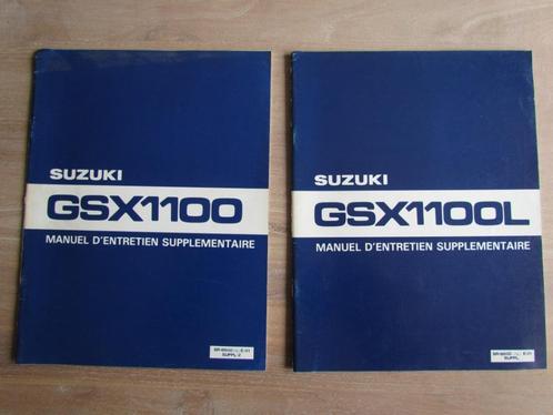 Maneul d'entretien supplementaire Suzuki GSX1100 en GSX1100L, Motoren, Handleidingen en Instructieboekjes, Suzuki, Ophalen of Verzenden