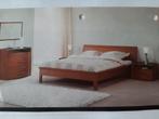 2persoonsbed, nachtkasten, commode en spiegel Languna kers, Huis en Inrichting, Ophalen, Gebruikt, Bruin, Tweepersoons