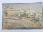 Marcel Hastir , zeer kleurrijke aquarel..10 euro, Antiek en Kunst, Ophalen