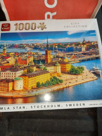 Drie puzzels  van 1000 stukjes beschikbaar voor biedingen