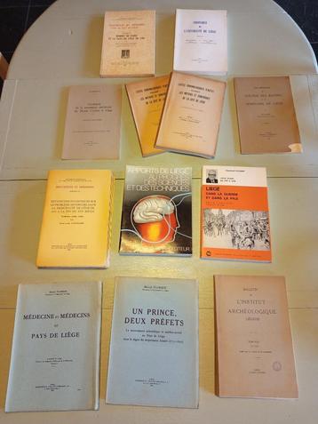 Liège : Ensemble de 12 livres anciens beschikbaar voor biedingen