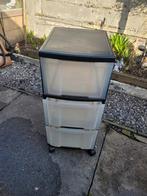 Armoire en plastique - avec 3 tiroirs, Enlèvement, Utilisé