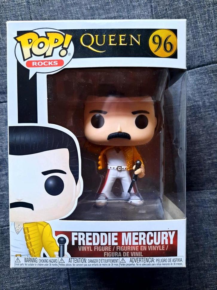 Funko Pop! Freddie Mercury 96, Verzamelen, Poppetjes en Figuurtjes, Zo goed als nieuw, Ophalen