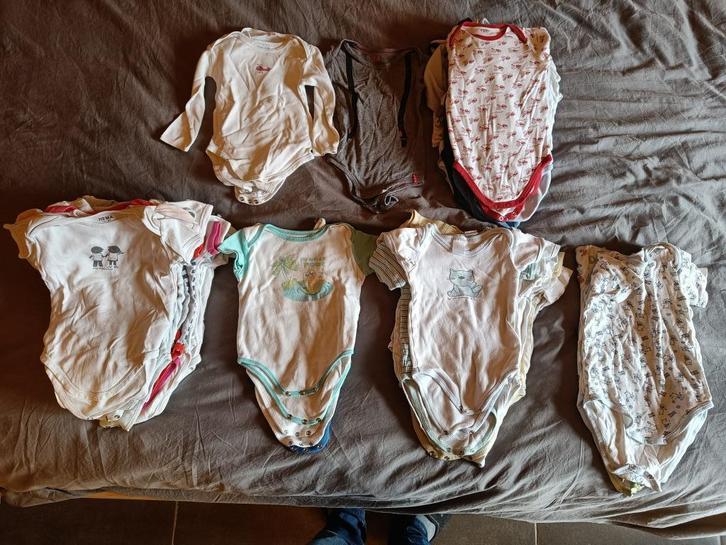 Rompertjes, Kinderen en Baby's, Babykleding | Baby-kledingpakketten, Gebruikt, Maat 74, Ophalen