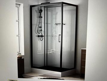 Excellence douchecabine Marina 120x90cm zwart beschikbaar voor biedingen