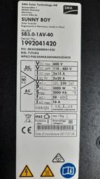 SMA Omvormer Sunny Boy 3,7kW, Doe-het-zelf en Bouw, Zonnepanelen en Toebehoren, Ophalen, Gebruikt, Collector, 200 wattpiek of meer