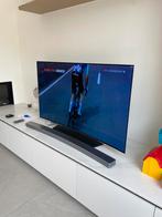 LG webOS TV OLED55C6V + soundbar, Comme neuf, LG, Enlèvement ou Envoi