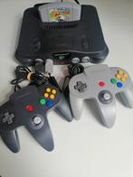 Nintendo 64 met 2 controllers en Mario Kart, Ophalen of Verzenden, Zo goed als nieuw