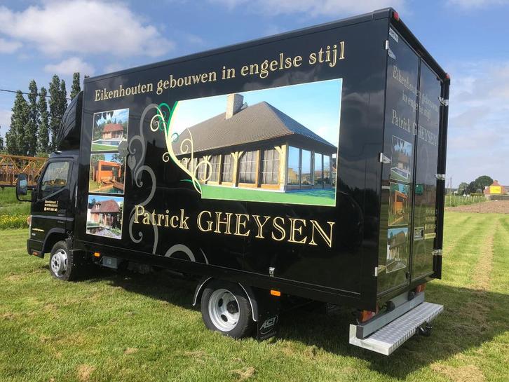 Mitsubishi Fuso Canter 3C15 met elecktrisch rol gordijn, Autos, Camionnettes & Utilitaires, Particulier, Caméra 360°, ABS, Caméra de recul