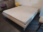 Gratis Bed frame met matras en lattenbodem, Huis en Inrichting, Ophalen, Zo goed als nieuw