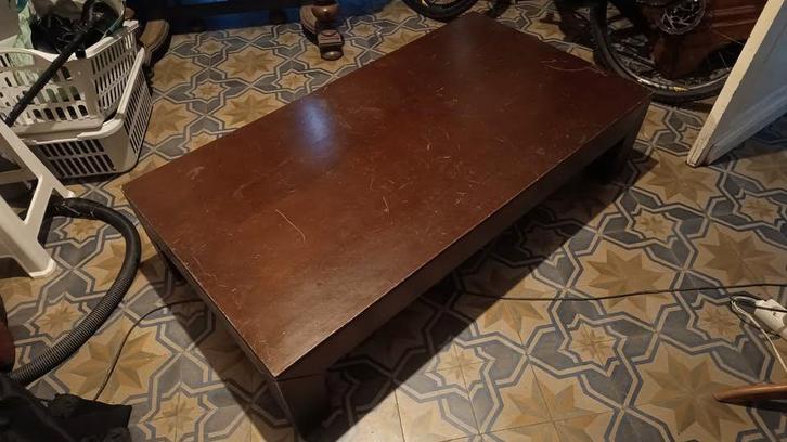 Table basse à vendre, Huis en Inrichting, Tafels | Salontafels, Gebruikt, Minder dan 50 cm, 50 tot 100 cm, 100 tot 150 cm, Rechthoekig
