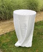 Coctailtafeltje met passend tafelkleed, Huis en Inrichting, Tafels | Bijzettafels, Ophalen, Gebruikt, Rond, 55 tot 75 cm