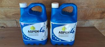 2x 5L Aspen 4 benzine nieuw en ongeopend. beschikbaar voor biedingen