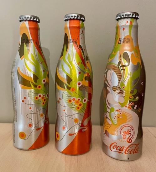 À vendre : 3 bouteilles décoratives de Coca-Cola, Collections, Collections Autre, Comme neuf, Enlèvement ou Envoi