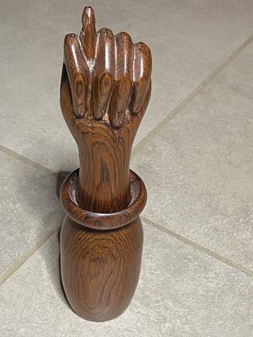 Figa vintage houten sculptuur uit Brazilië  beschikbaar voor biedingen