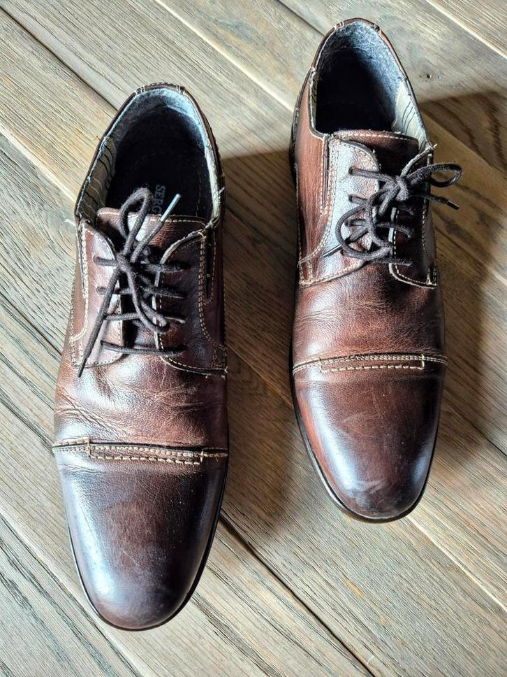 Sergio Lucca maat 40-41, Zambia Dark Brown., Kleding | Heren, Schoenen, Zo goed als nieuw, Veterschoenen, Bruin, Ophalen of Verzenden