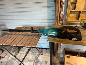 Makita stofzuiger met batterij, Ophalen