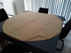 tafelkleed diameter 160 cm,kleur geel, Ophalen of Verzenden, Zo goed als nieuw, Rond, Binnen