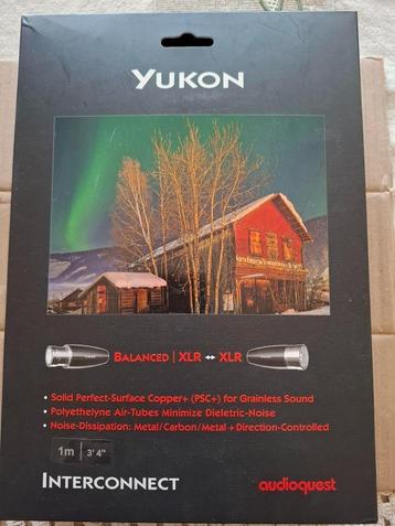 Interliaison audio Audioquest Yukon XLR 100 cm., Enlèvement ou Envoi, Comme neuf, Moins de 2 mètres, Câble Interlink