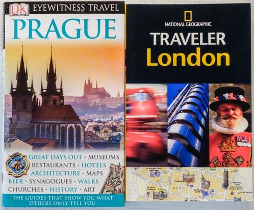 Engelstalige reisgidsen London en Prague, Boeken, Reisgidsen, Zo goed als nieuw, Reisgids of -boek, Europa, Capitool, Ophalen of Verzenden