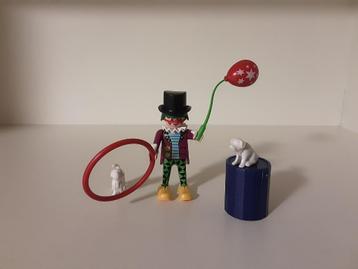 Clown Playmobil avec chiens - complet