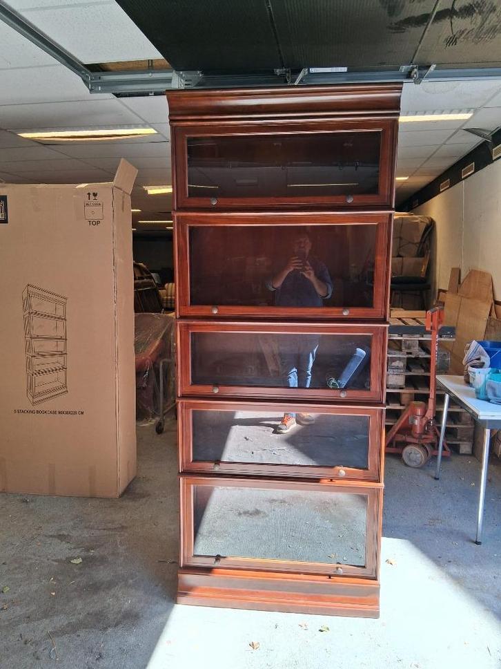 Boekenkast stapelbaar nieuw!, Maison & Meubles, Armoires | Bibliothèques, Neuf, 50 à 100 cm, 200 cm ou plus, 25 à 50 cm, Avec abattant(s)