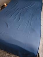 1 Groot blauw overgordijn te koop., Ophalen, Blauw