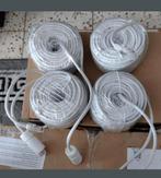 4 RJ45-kabels voor camera's en netwerken nieuw lengte: 12 m, Computers en Software, Pc- en Netwerkkabels, Nieuw, Ophalen of Verzenden