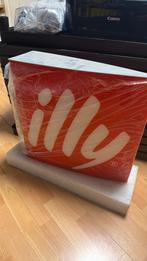 RARE NEW Coffee Shop Illuminated Sign ILLY COFFEE 50x50cm, Antiquités & Art, Enlèvement