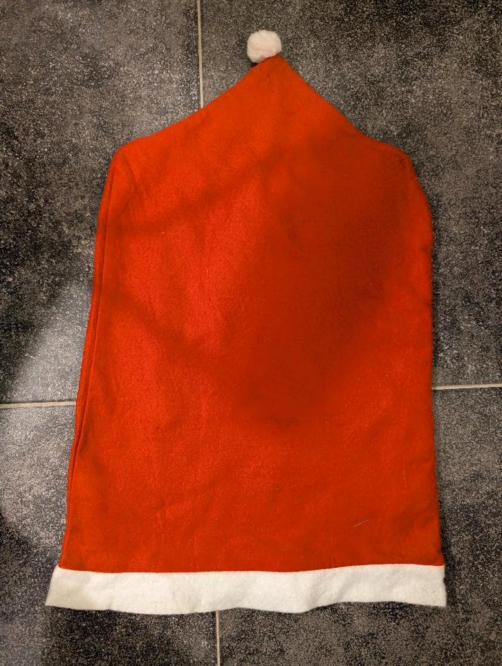 Noël - 10 Bonnets / housses de chaise, Maison & Meubles, Chaises, Comme neuf, Tissus, Rouge, Enlèvement ou Envoi