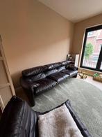 Cassina Maralunga 3-zit zetel in bruin leer, Huis en Inrichting, Zetels | Zetels, Ophalen, Gebruikt, Design, Driepersoons