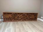 Handgemaakt uit teak hout kader (Or.: Laos)., Ophalen, Gebruikt