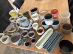 Bloempotjes / cachepots (diverse) zie foto’s, Tuin en Terras, Bloempotten, Ophalen