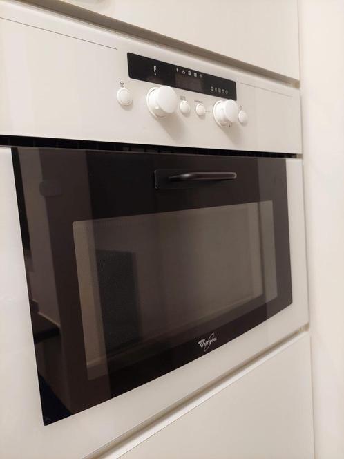 Whirlpool ingebouwde magnetron, Elektronische apparatuur, Microgolfovens, Gebruikt, Inbouw, Microgolfoven, Grill, Oven, Draaiplateau