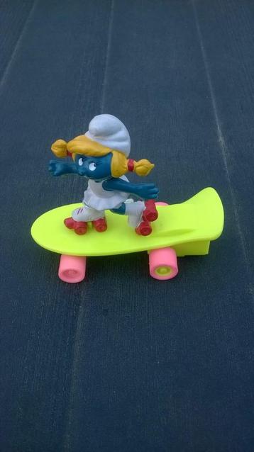 WALIBI NATIONAL PARK: Schtroumpfette sur skateboard, Enlèvement ou Envoi, Utilisé, Schtroumpfette, Poupée, Figurine ou Peluche