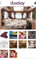 toppers met donsdeken in 1voor kamperen, Caravanes & Camping, Tapis de couchage, Enlèvement, Comme neuf, 1 personne