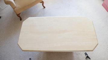 Table basse en travertin, 100 à 150 cm, Moins de 50 cm, Enlèvement, 50 à 100 cm
