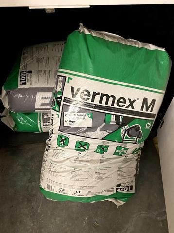 6 zakken Vemiculiet isolatie Vermex M beschikbaar voor biedingen